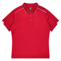 Aussie Pacific Currumbin Men's Polo Shirt 1320  Aussie Pacific RED/WHITE S 