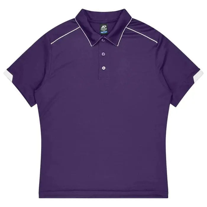 Aussie Pacific Currumbin Men's Polo Shirt 1320 Aussie Pacific PURPLE/WHITE S