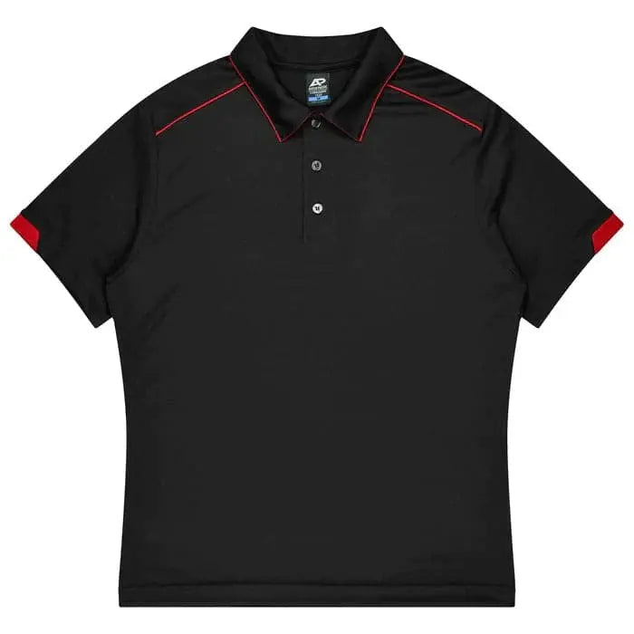 Aussie Pacific Currumbin Men's Polo Shirt 1320 Aussie Pacific BLACK/RED S