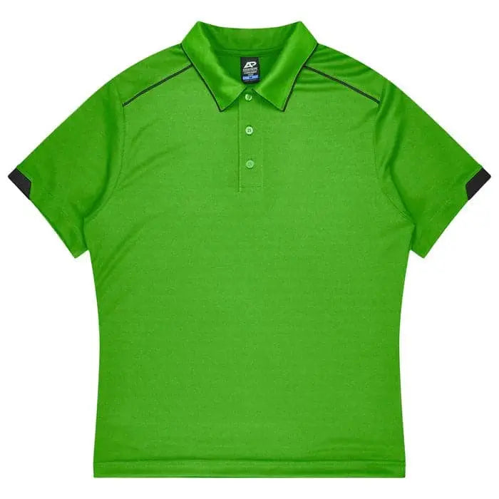 Aussie Pacific Currumbin Men's Polo Shirt 1320 Aussie Pacific KAWA GREEN/BLACK S