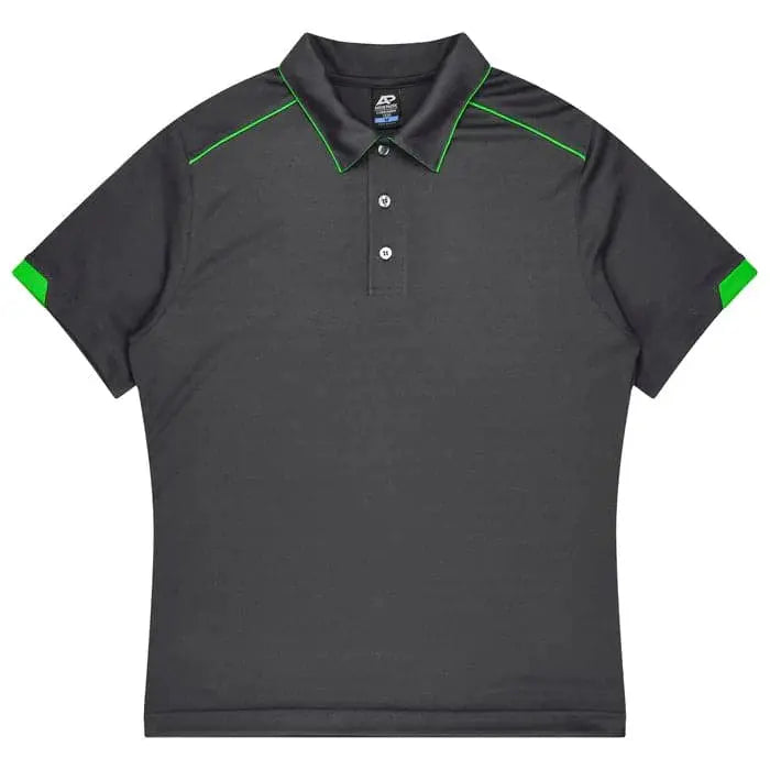 Aussie Pacific Currumbin Men's Polo Shirt 1320 Aussie Pacific SLATE/BLACK S