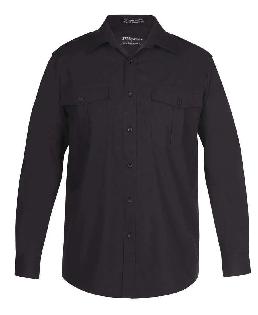 JB'S Long Sleeve & Short Sleeve Epaulette Shirt 6E - Simply Scrubs Australia