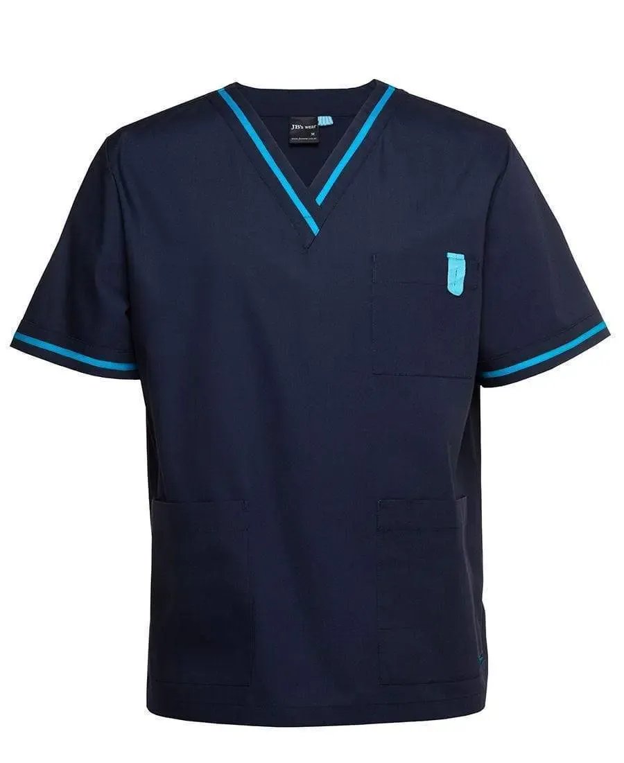 JB'S Contrast Scrubs Top 4SCT