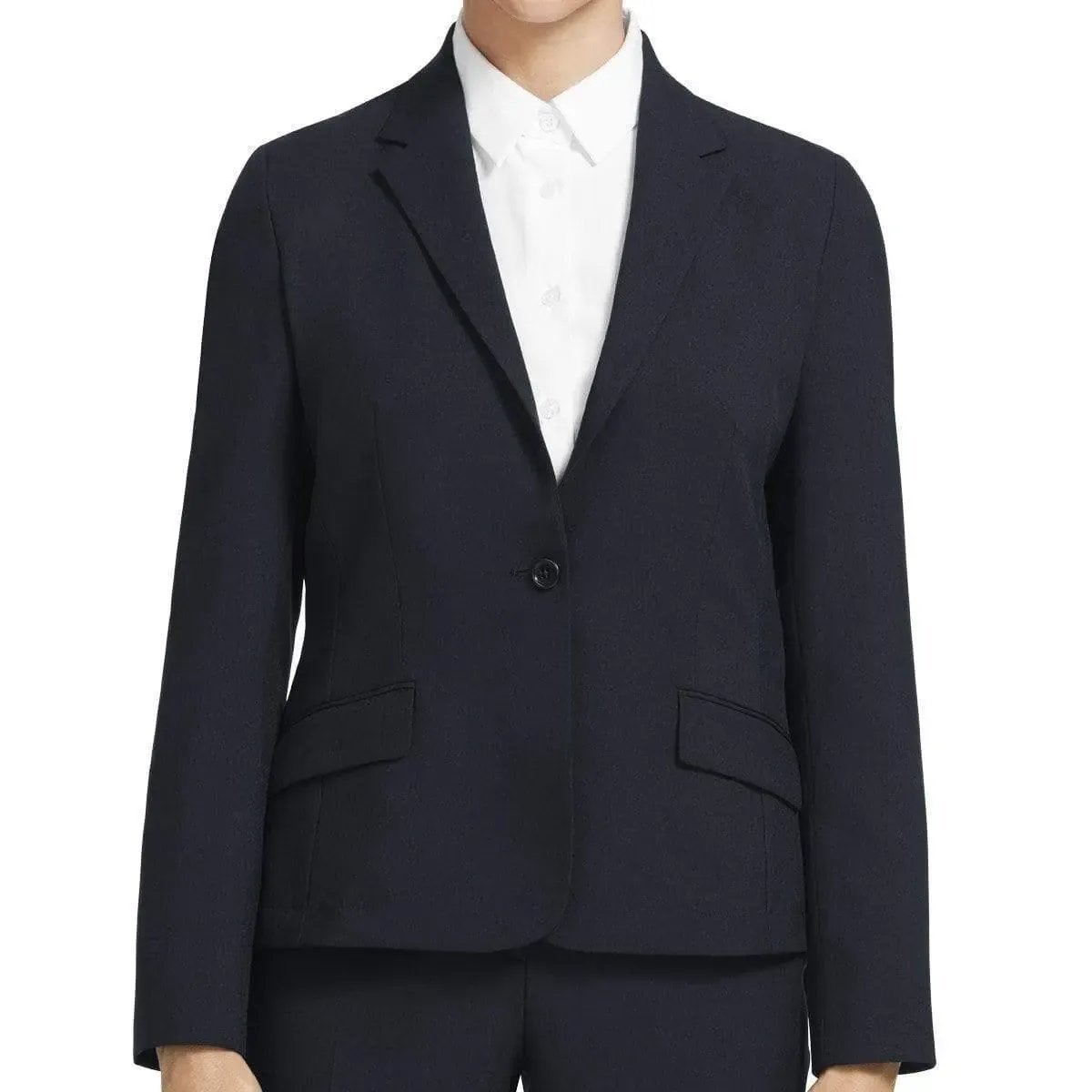 NNT 1 Button Mid Length Jacket CAT1E4 in Navy