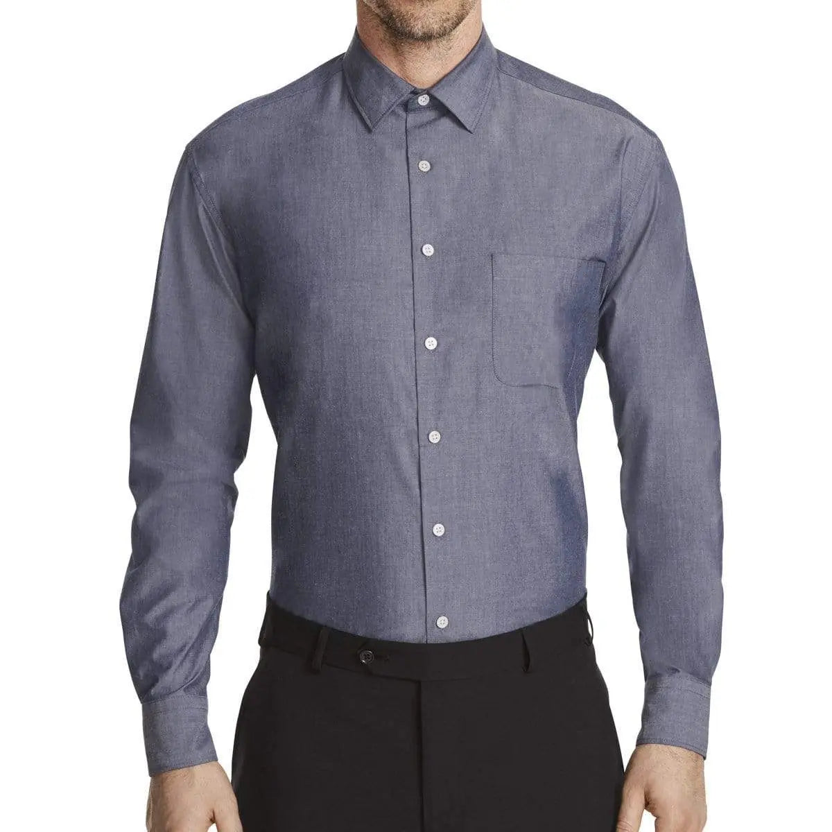 NNT Corporate Wear NNT Chambray Long Sleeve Shirt CATJ2W
