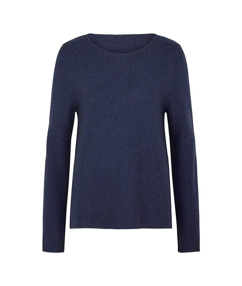 NNT Long Sleeve Knit Jumper CAT5CB in Navy