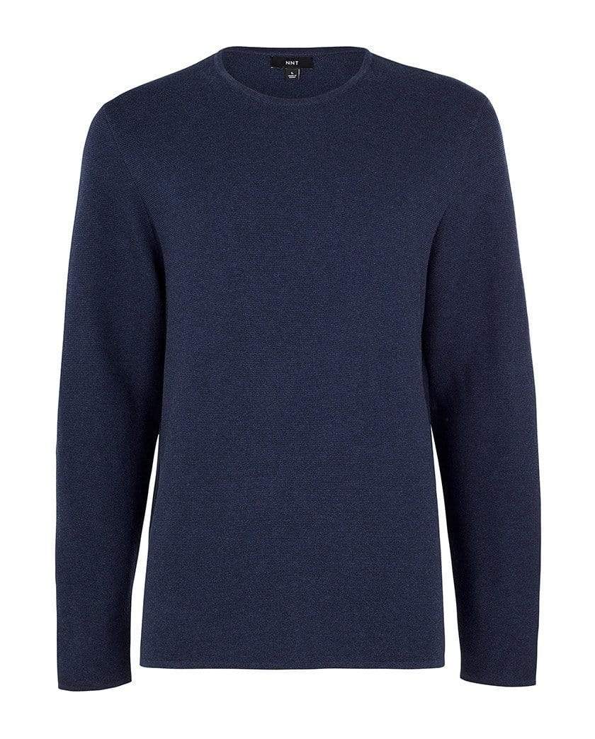 NNT Corporate Wear Navy / S NNT Long Sleeve Knit Jumper CATE38