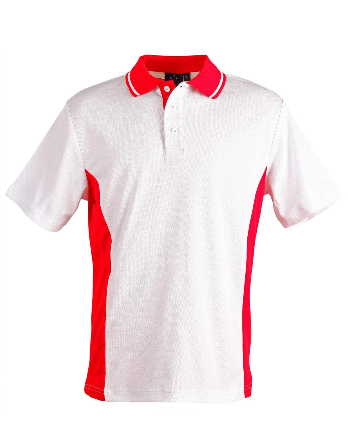 Teammate Polo Men's Ps73 in White/Red