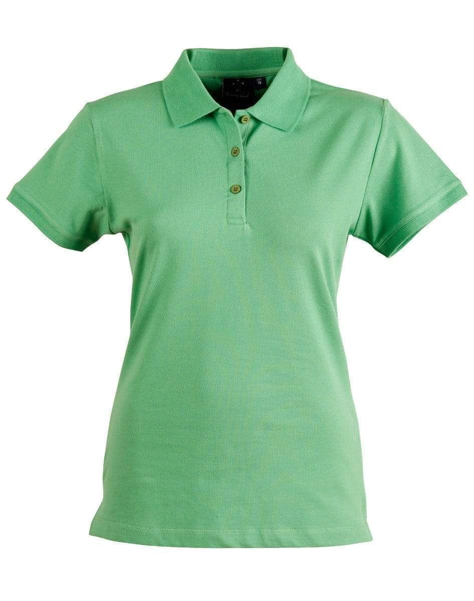 Winning Spirit Casual Wear Green Tea / 8 Winning Spirit Darling Harbour Polo Ladies Ps56