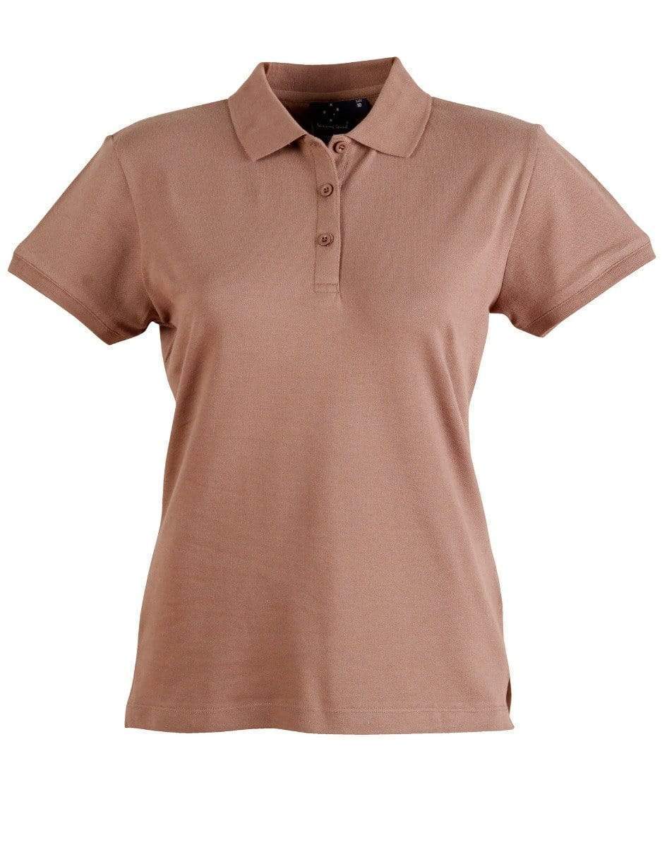 Winning Spirit Casual Wear Smoke Brown / 8 Winning Spirit Darling Harbour Polo Ladies Ps56