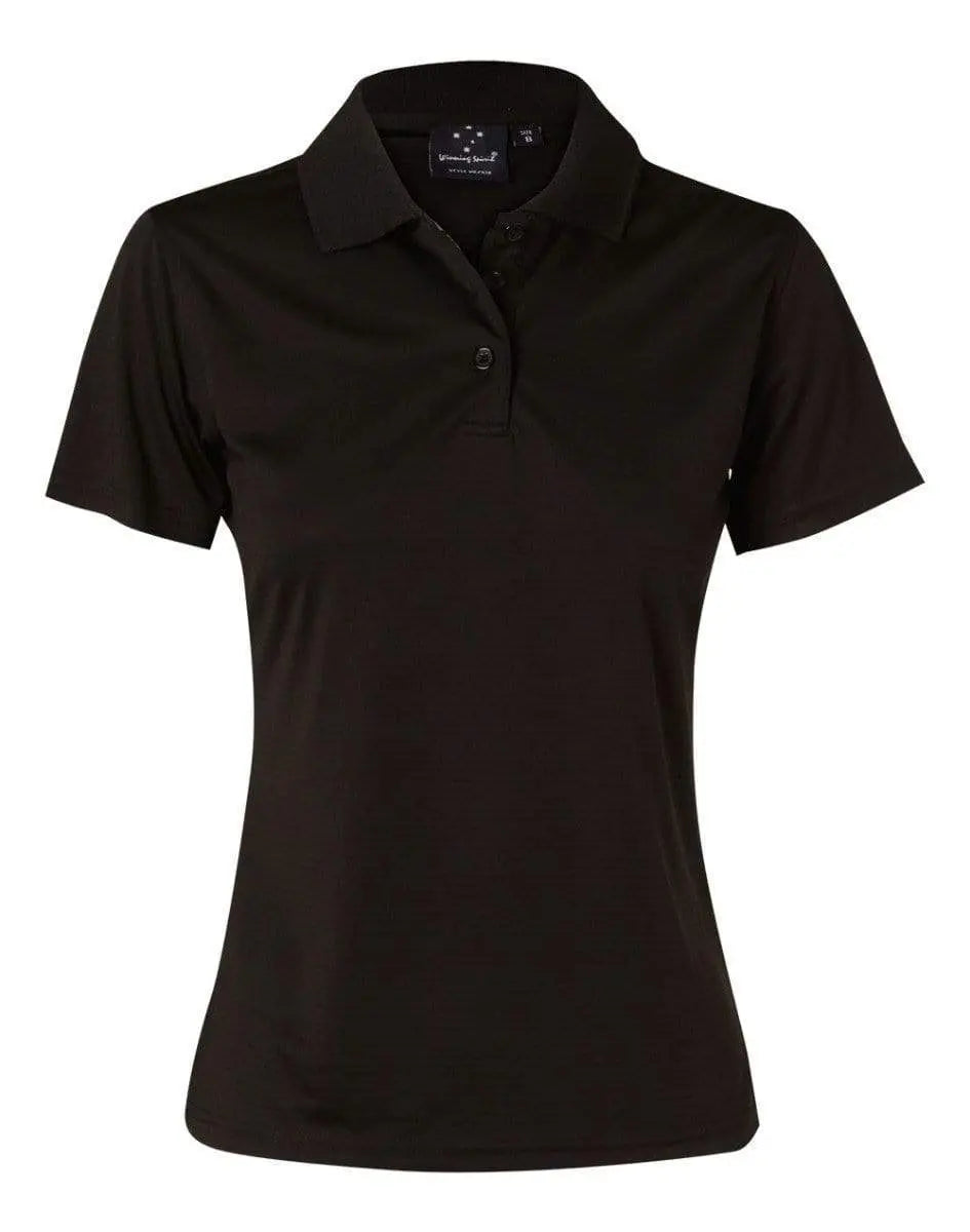 Winning Spirit Casual Wear Black / 8 Winning Spirit Icon Polo Ladies' Ps76