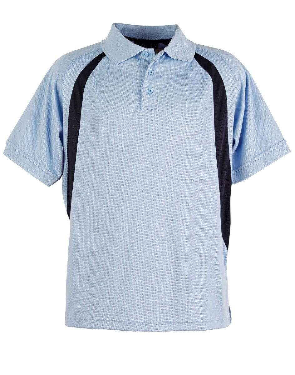 Winning Spirit Casual Wear Sky/Navy / M WINNING SPIRIT OLYMPIAN POLO Men's PS51