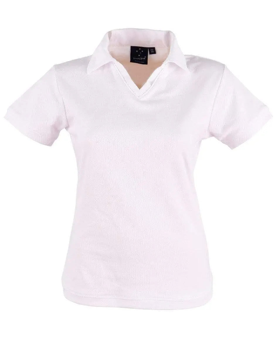 Winning Spirit Casual Wear White / 8 WINNING SPIRIT VICTORY POLO Ladies' PS34A
