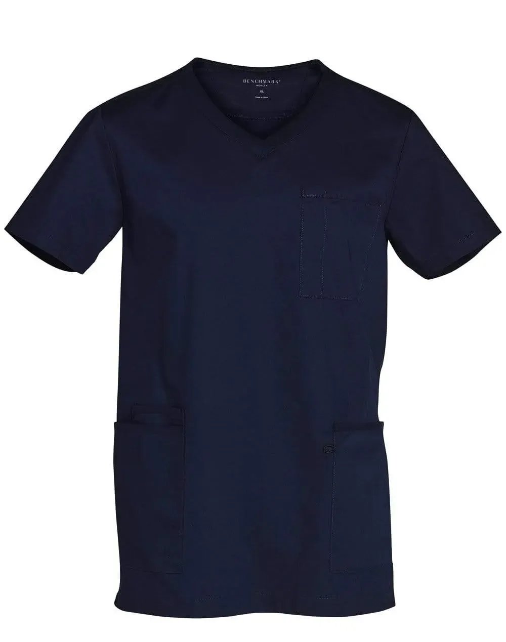 Winning Spirit Mens V-neck Trim Scrub Top M7650