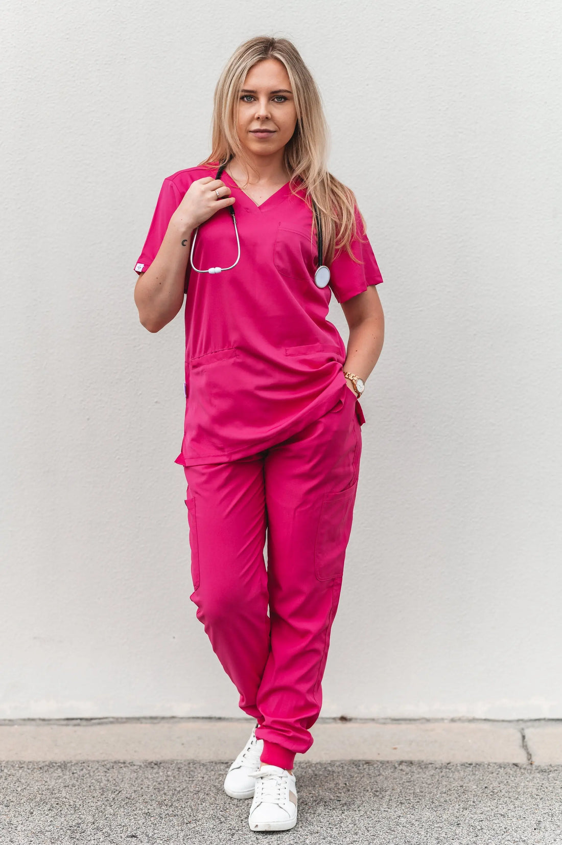 Pink Srub Breast Cancer Awareness Pink Scrubs - Simply Scrubs
