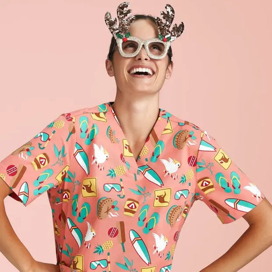 Bring-a-Bit-of-Festive-Joy-with-Nursing-Christmas-Scrubs Simply Scrubs Australia