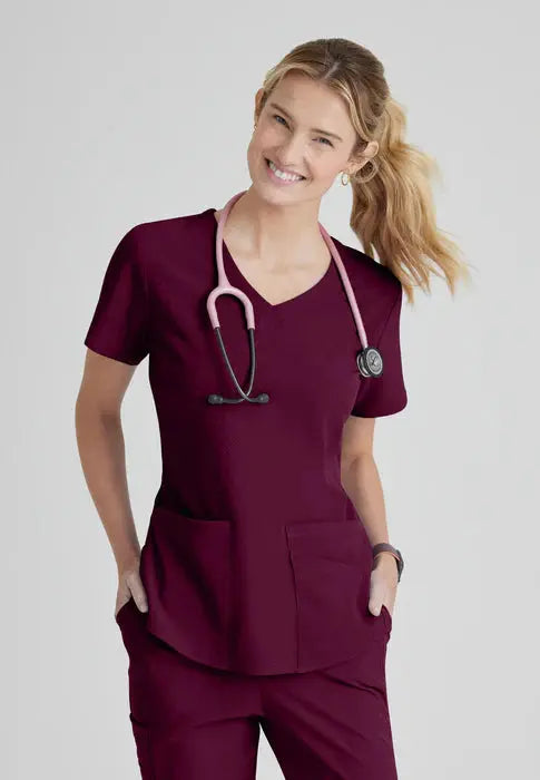 Burgundy Scrub Pants