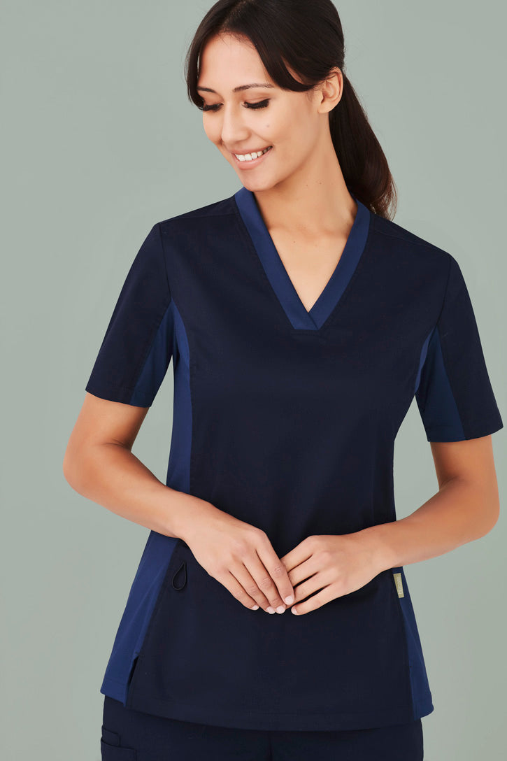 Medical Women Nursing Scrub Suit V-neck Nurse Uniform T-Shirt Tops Pants  Set New