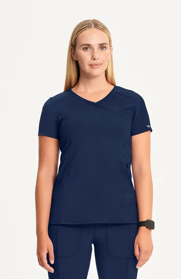 Cherokee Infinity Women's Mock Wrap Scrub Top 2625A