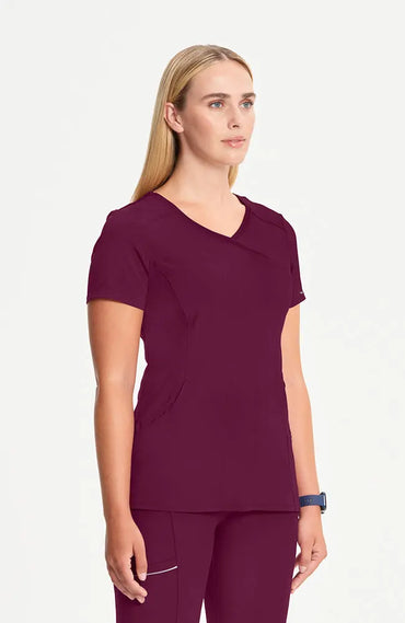 Cherokee Infinity Women's Mock Wrap Scrub Top 2625A