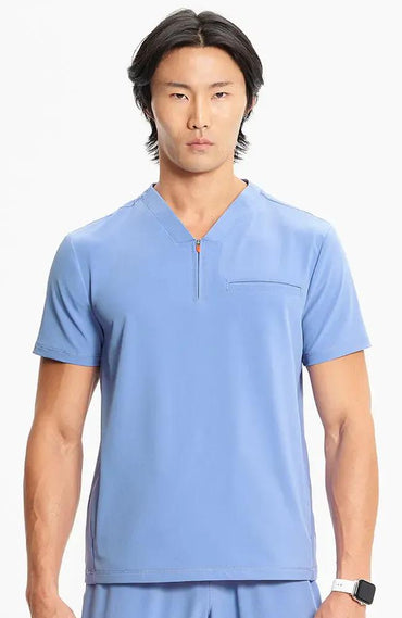 Cherokee Infinity Men's Zip Up Scrub Top IN702A