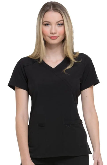 Dickies EDS Essentials Women's Mock Wrap Scrub Top DK625