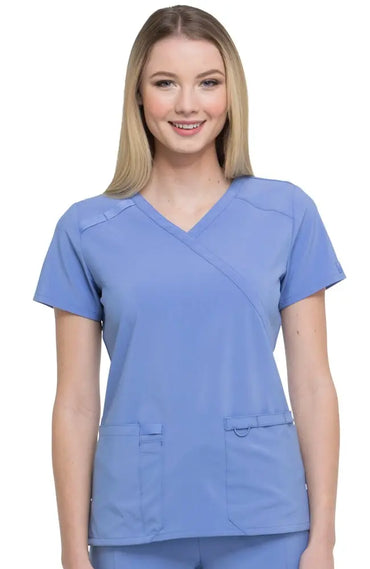 Dickies EDS Essentials Women's Mock Wrap Scrub Top DK625