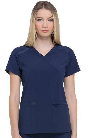 Dickies EDS Essentials Women's Mock Wrap Scrub Top DK625