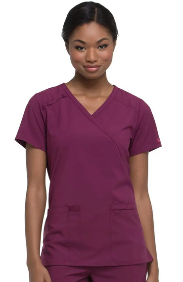 Dickies EDS Essentials Women's Mock Wrap Scrub Top DK625
