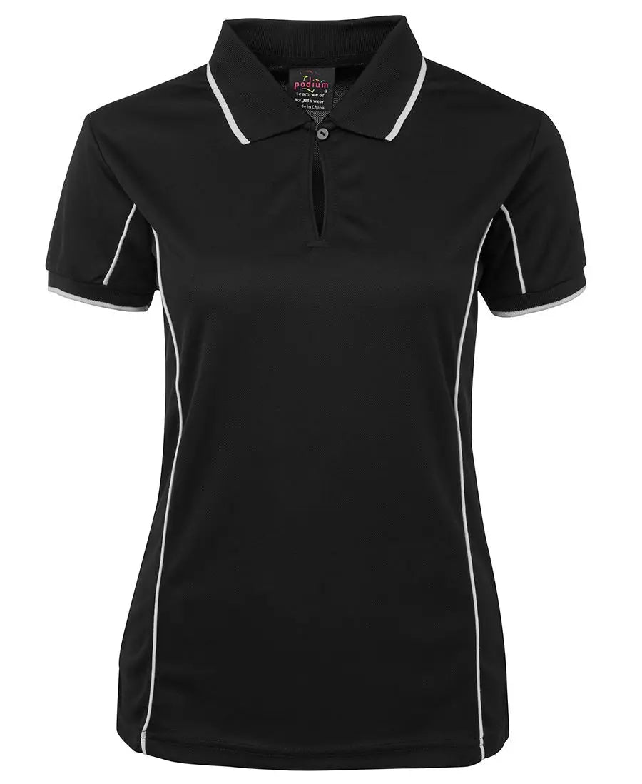 JB'S Podium Women’s Piping Work Polo Shirt 7LPI  Simply Scrubs Australia