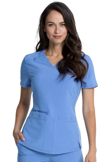 Cherokee Allura Women's Shirtail Scrub Top CKA685