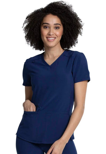 Cherokee Allura Women's Shirtail Scrub Top CKA685