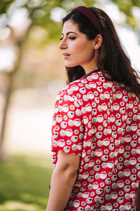 Unisex Christmas Medical Scrubs Top Printed SS01 - Simply Scrubs Australia