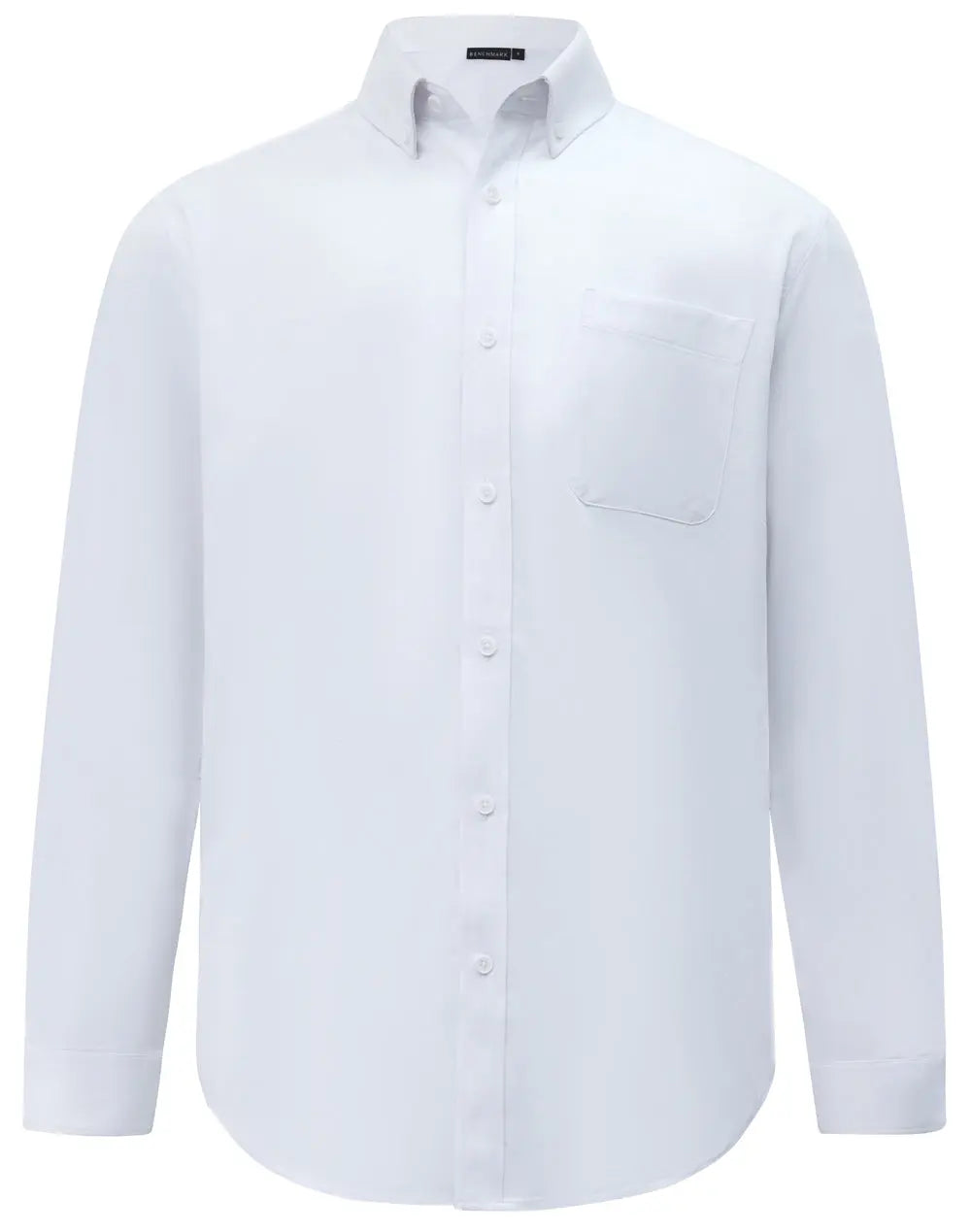 Benchmark Men's Smart Casual Cotton Blend Long Sleeve Shirt M7009L 
