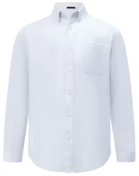 Benchmark Men's Smart Casual Cotton Blend Long Sleeve Shirt M7009L 