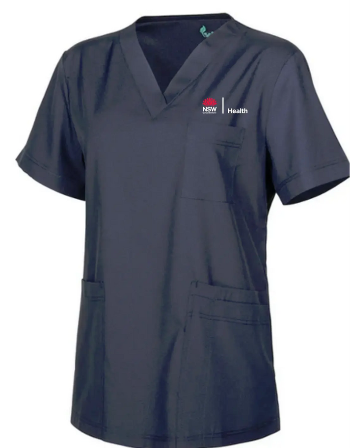 NSW Health Unisex Scrub Top NSWOT01 main image 1
