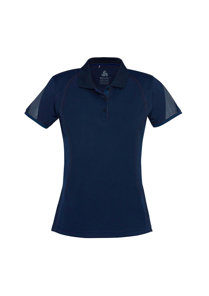 Biz Collection Women's Razor Polo Shirt P405LS