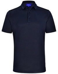 Women's Bamboo Charcoal Corporate Short Sleeve Polo PS88 in Navy