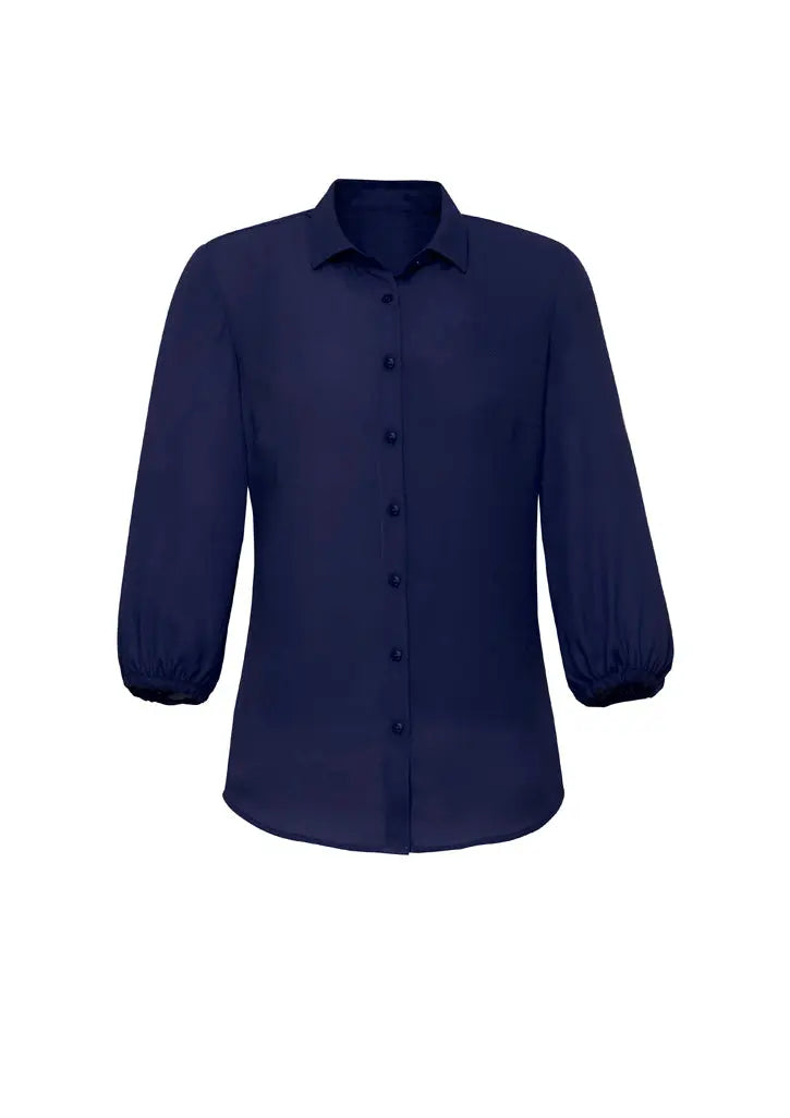 Biz Corporates Lucy 3/4 Sleeve Blouse RB965LT  Simply Scrubs Australia