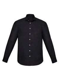 Biz Corporates Charlie Men's Classic Fit Long Sleeve Shirt RS968ML in Black