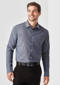 Biz Corporates Charlie Men's Slim Fit Long Sleeve Shirt RS969ML  Simply Scrubs Australia