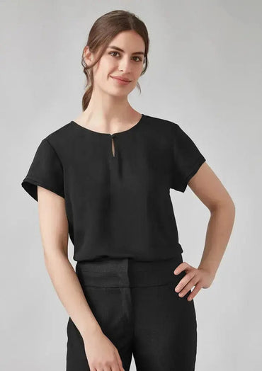 Biz Corporates Evelyn Short Sleeve Blouse RU569LS
