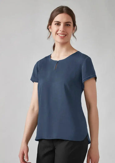 Biz Corporates Evelyn Short Sleeve Blouse RU569LS Biz Corporates