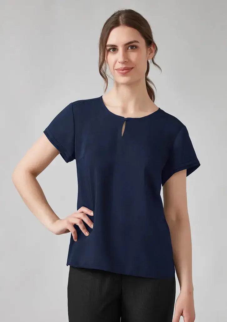 Biz Corporates Evelyn Short Sleeve Blouse RU569LS Biz Corporates