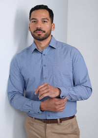 Biz Collection Men’s Fitzroy Classic Fit Long Sleeve Shirt S624M