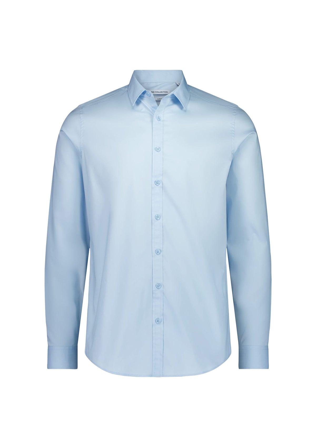 Biz Collection Men’s Fitzroy Slim Fit Long Sleeve Shirt S625M Sky / XS