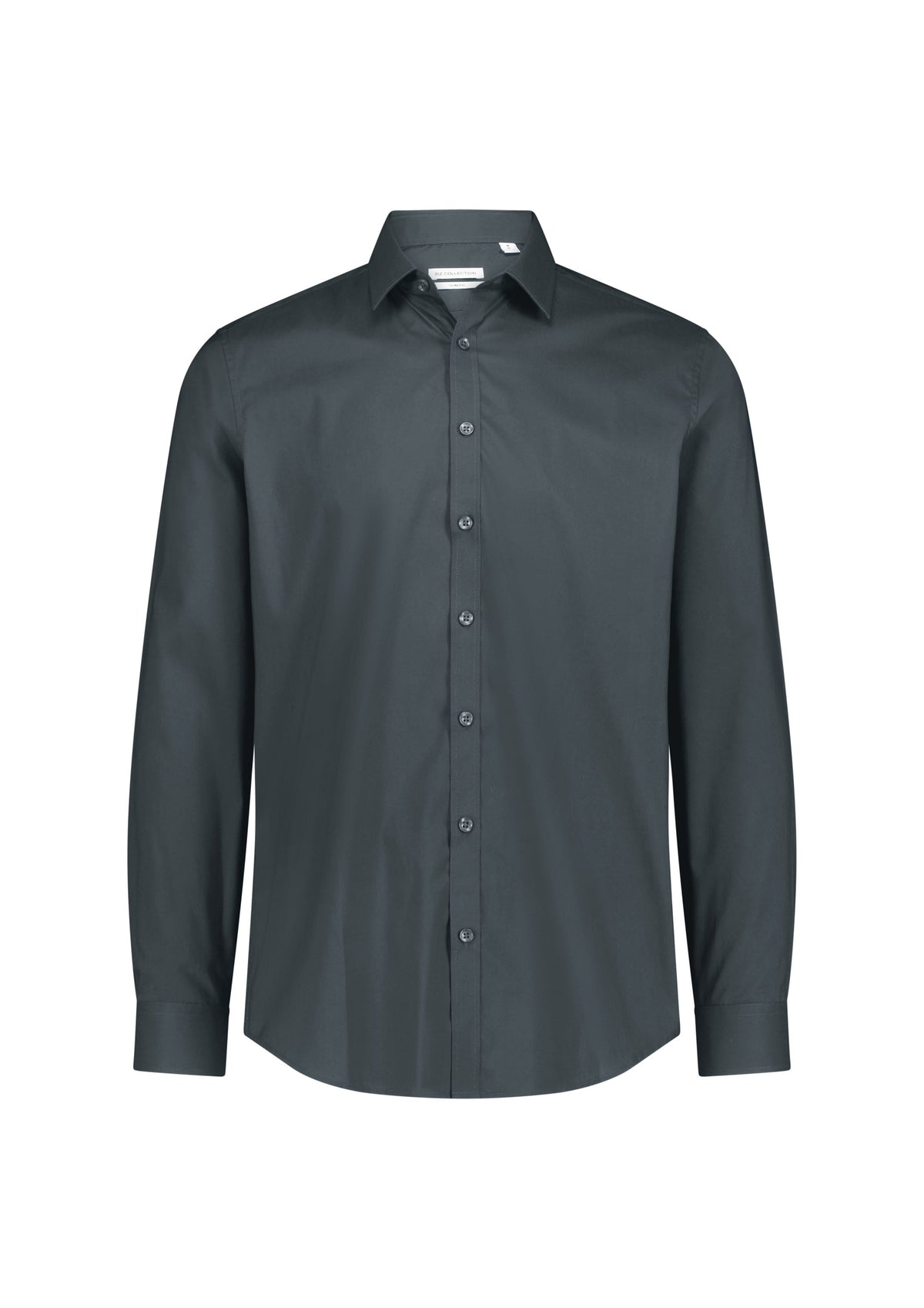 Biz Collection Men’s Fitzroy Slim Fit Long Sleeve Shirt S625M Slate / XS