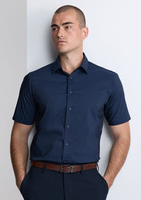 Biz Collection Men’s Fitzroy Classic Fit Short Sleeve Shirt S635M