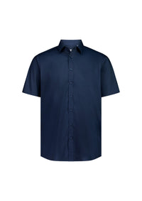 Biz Collection Men’s Fitzroy Classic Fit Short Sleeve Shirt S635M Navy / XS
