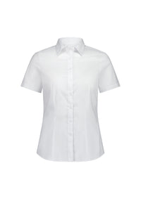 Biz Collection Women’s Fitzroy Short Sleeve Shirt S635W White / 6